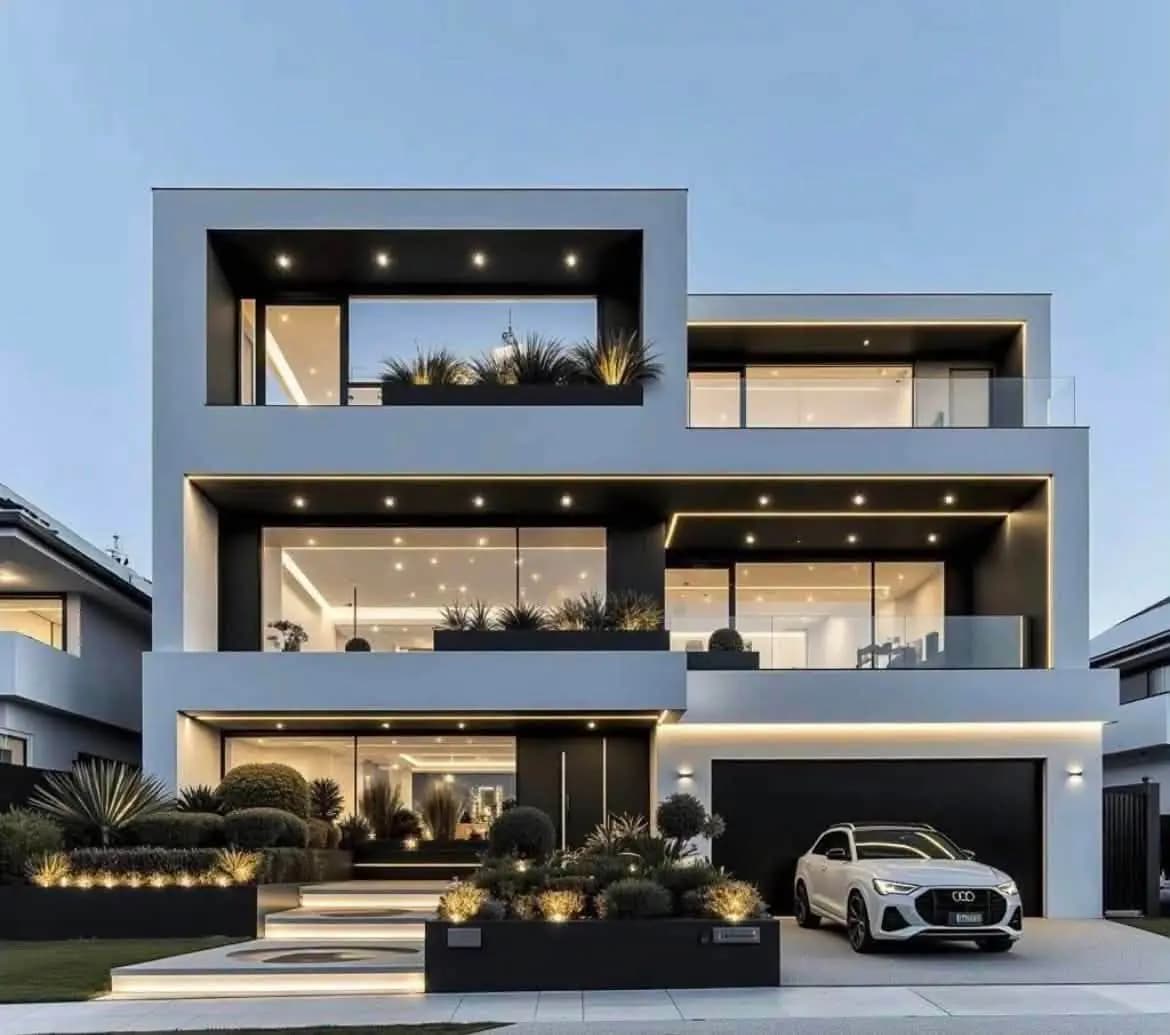 Contemporary residential architecture exterior